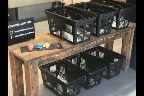 Lush customer soap samples